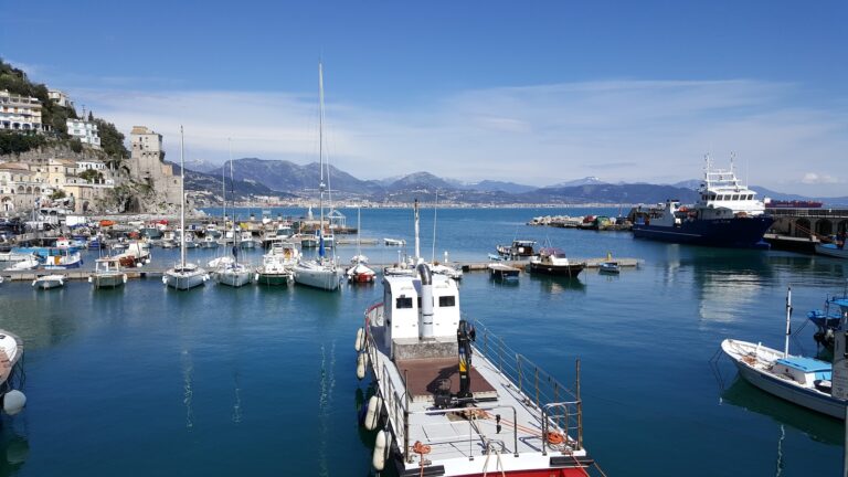 a harbor filled with lots of small boats